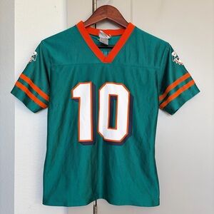 NFL TEAM MIAMI DOLPHINS #10 PENNINGTON GAME JERSEY GREEN KIDS LARGE